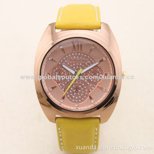 Fashion watch for men, suitable for gift, good-quality leather
